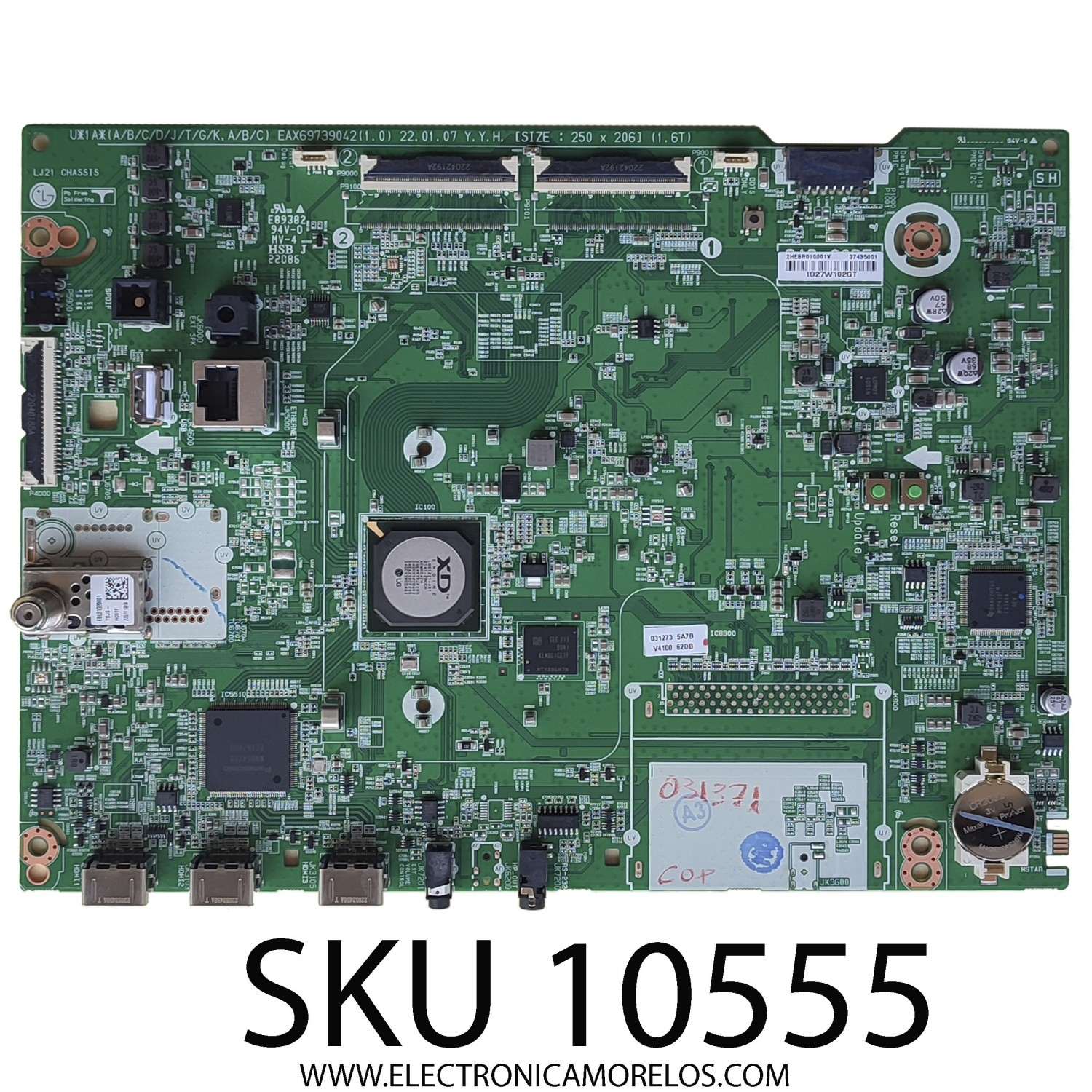 MAIN PARA TV LG / NUMERO DE PARTE EBR37435001 / EAX69739042(1.0)	